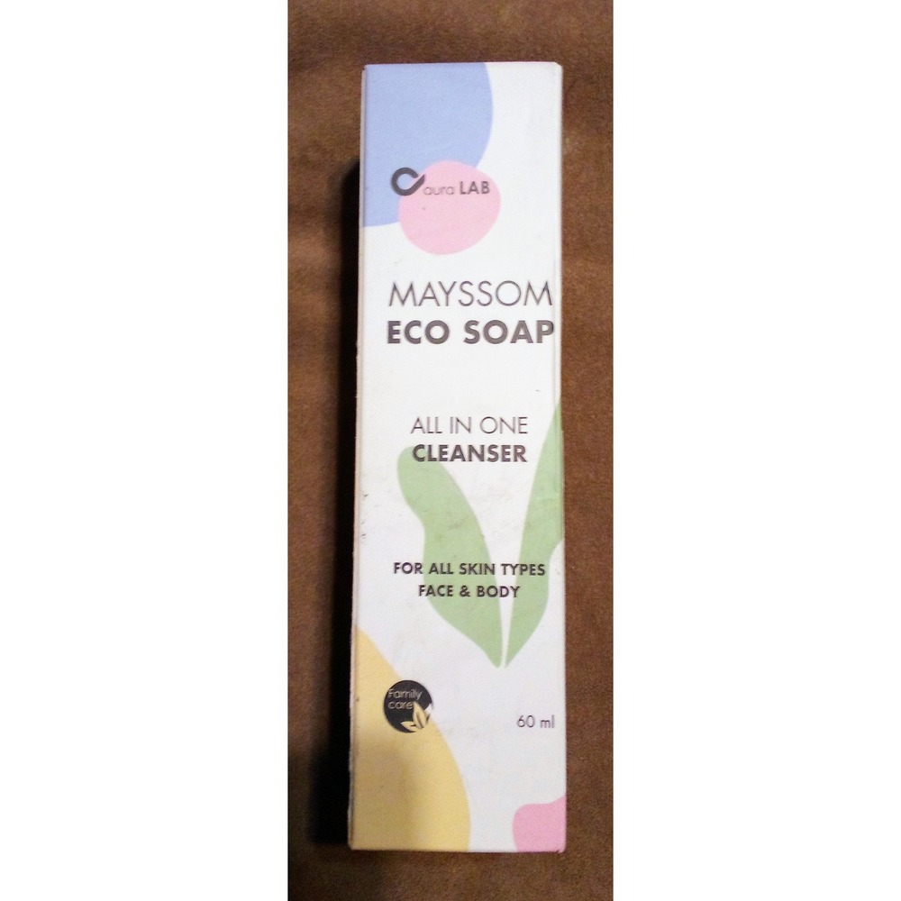 NEW Aura Lab Mayssom Eco Soap All in One Facial Cleanser for All Skin Types